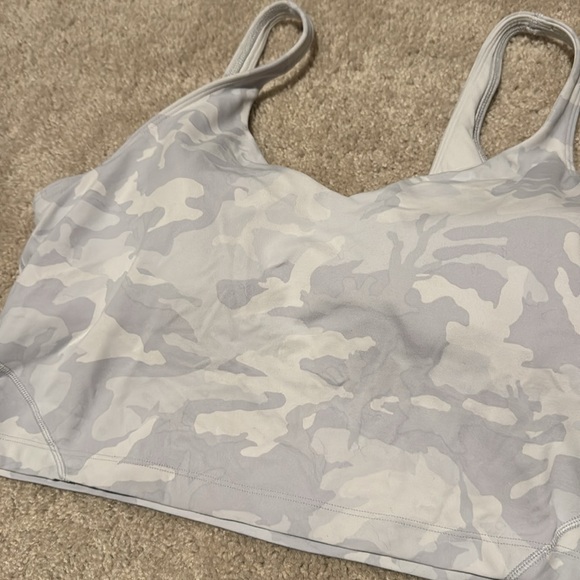 Lululemon Align Tank 14 white gray camo top - Picture 4 of 10